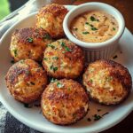 Reuben Balls with Spicy Thousand Island Dipping Sauce