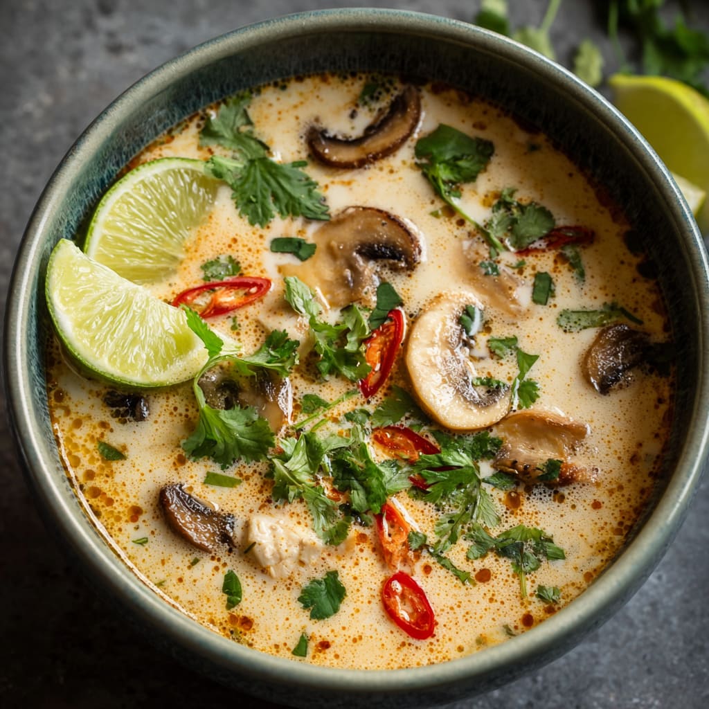 Slow Cooker Tom Kha Soup