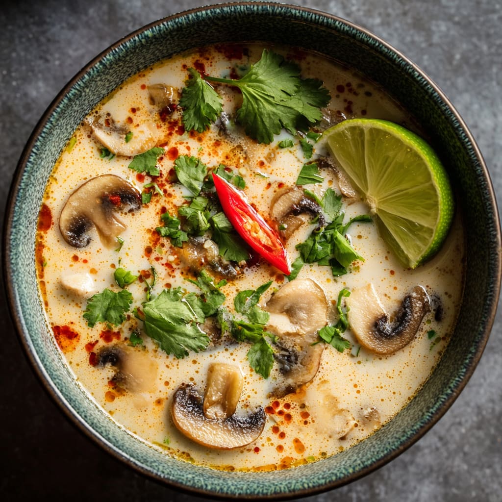 Slow Cooker Tom Kha Soup