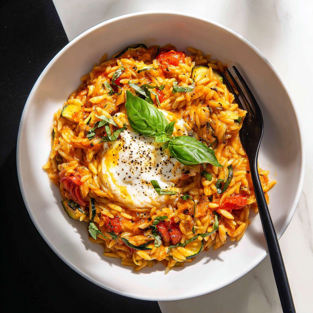 Baked Vegan Orzo Recipe