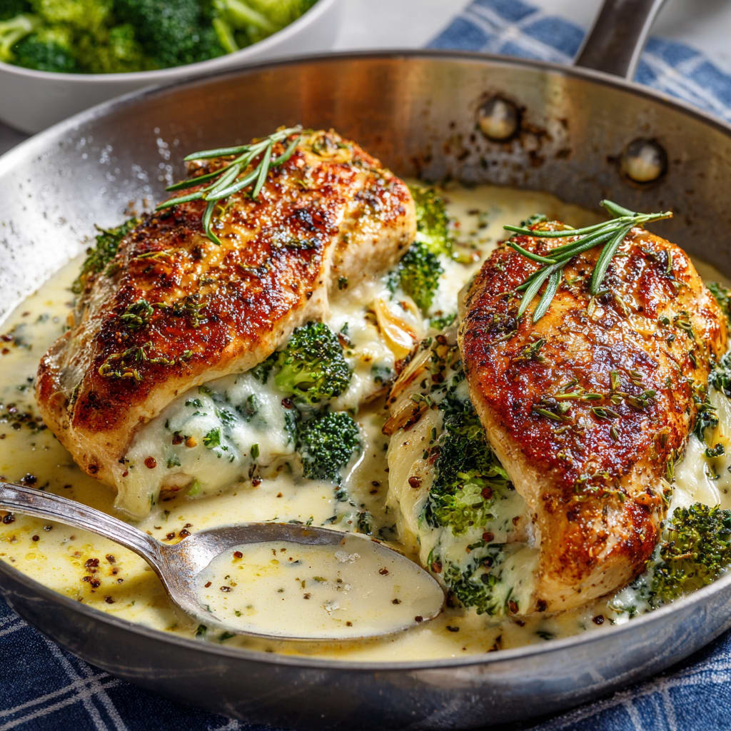 Broccoli Stuffed Chicken Breast