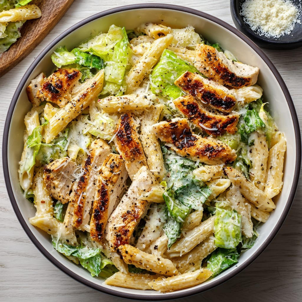 Chicken Caesar Pasta Salad