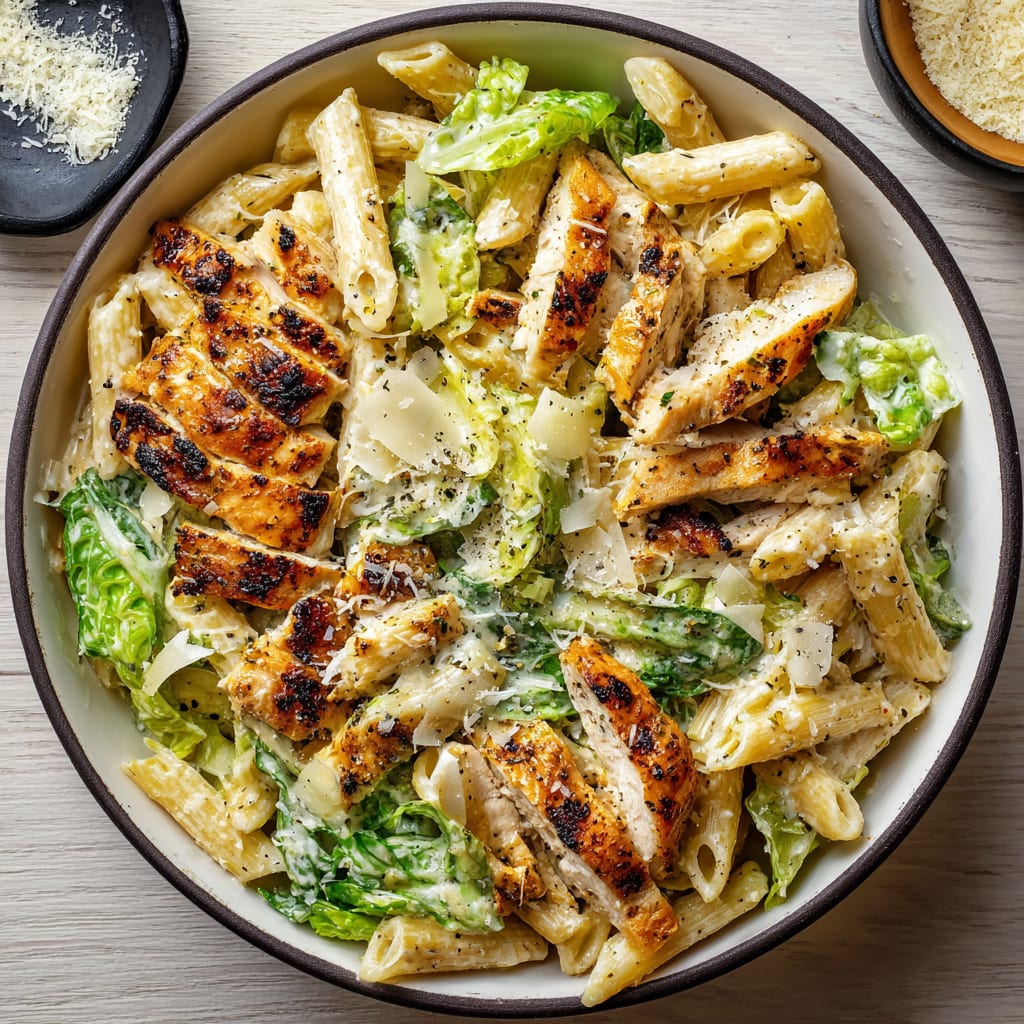 Chicken Caesar Pasta Salad