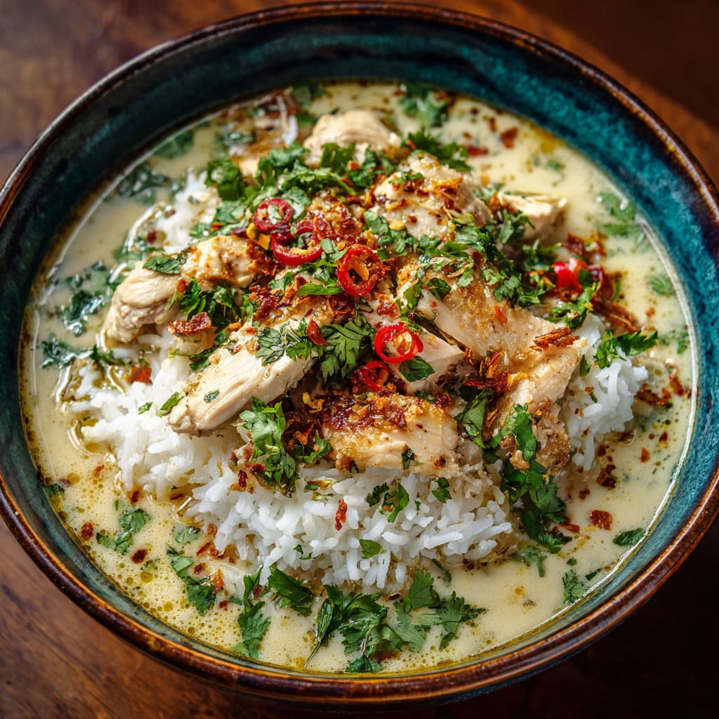 Coconut Chicken Brothy Rice