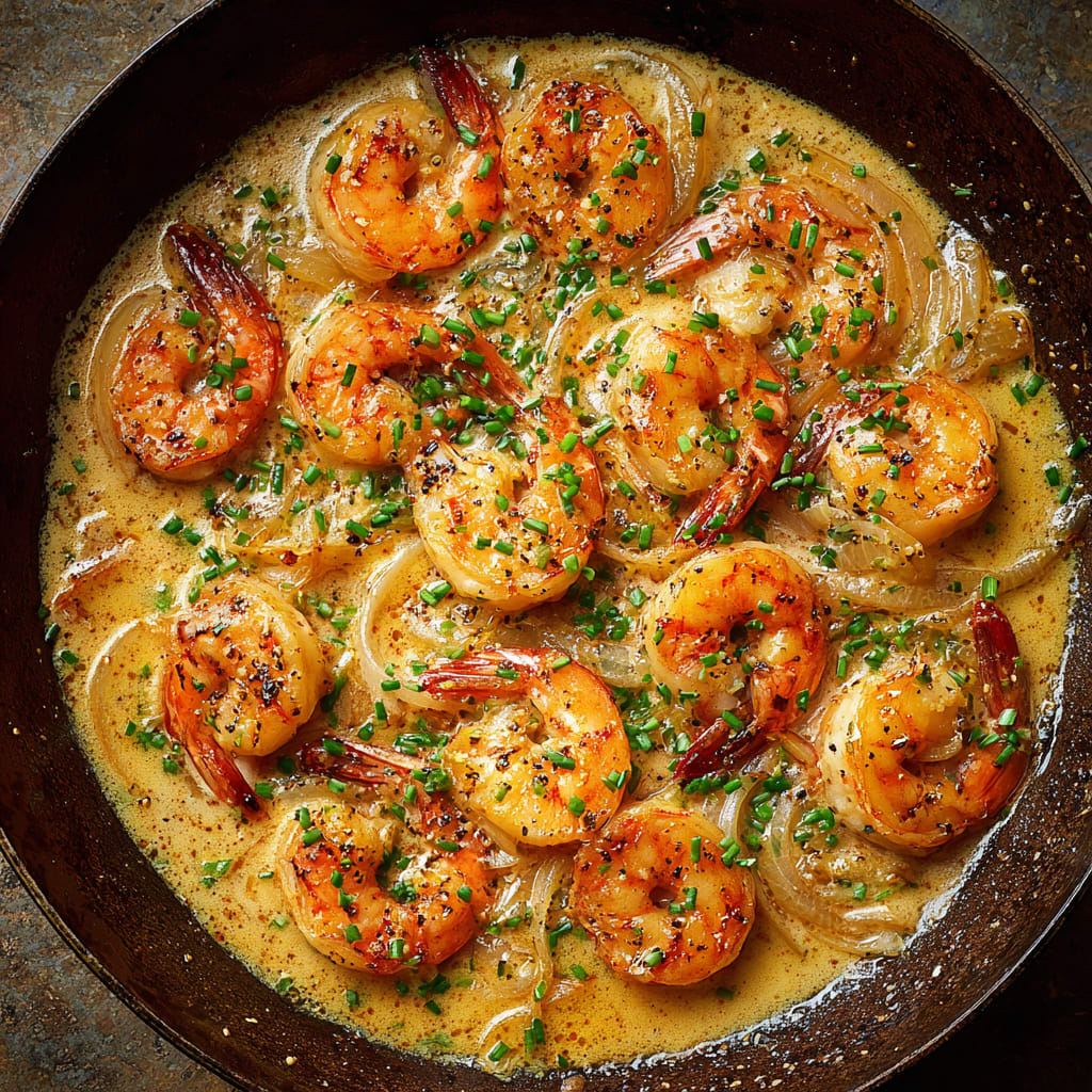 Creamy Garlic Shrimp