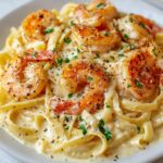 Creamy Garlic Shrimp Pasta