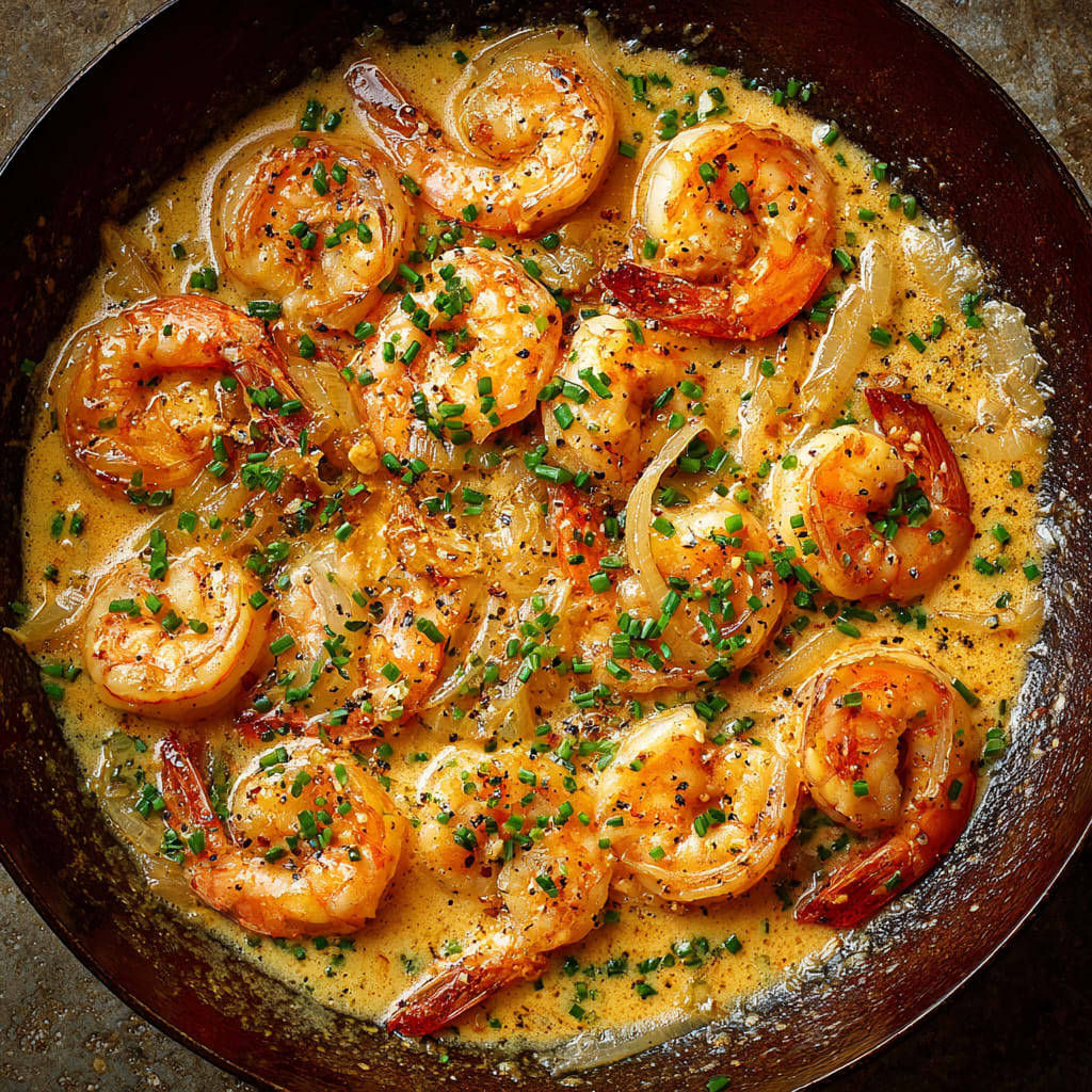 Creamy Garlic Shrimp