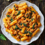 Creamy Sausage Rigatoni