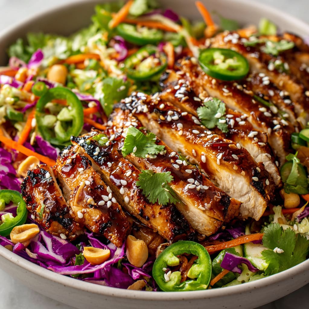 Crunchy Asian Sesame Chicken Salad