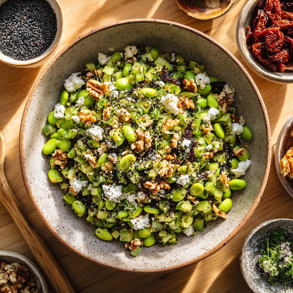 Cucumber Edamame Salad