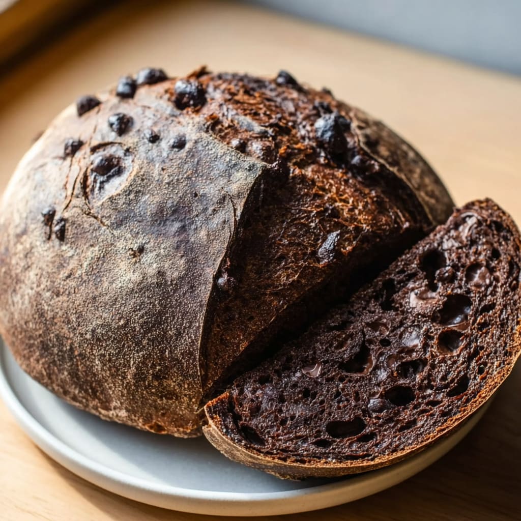 Double Chocolate Sourdough Bread Recipe