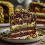 Dubai Chocolate Pistachio Cake
