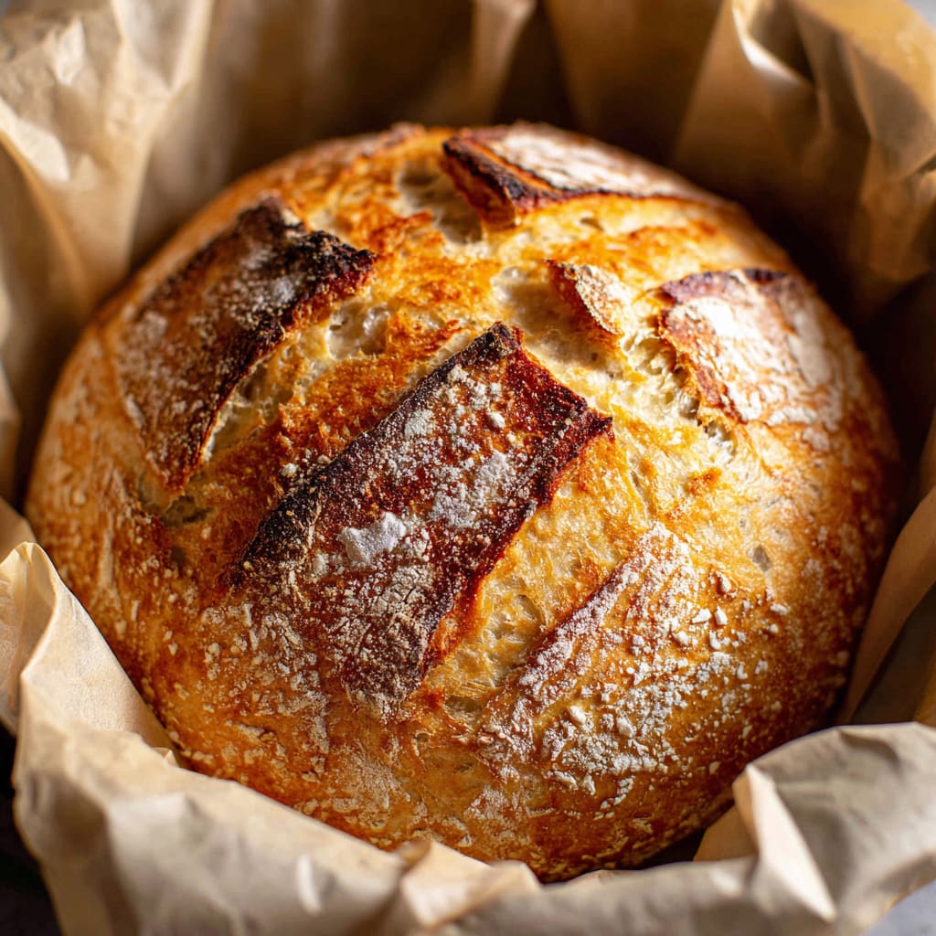 Dutch Oven No Knead Bread