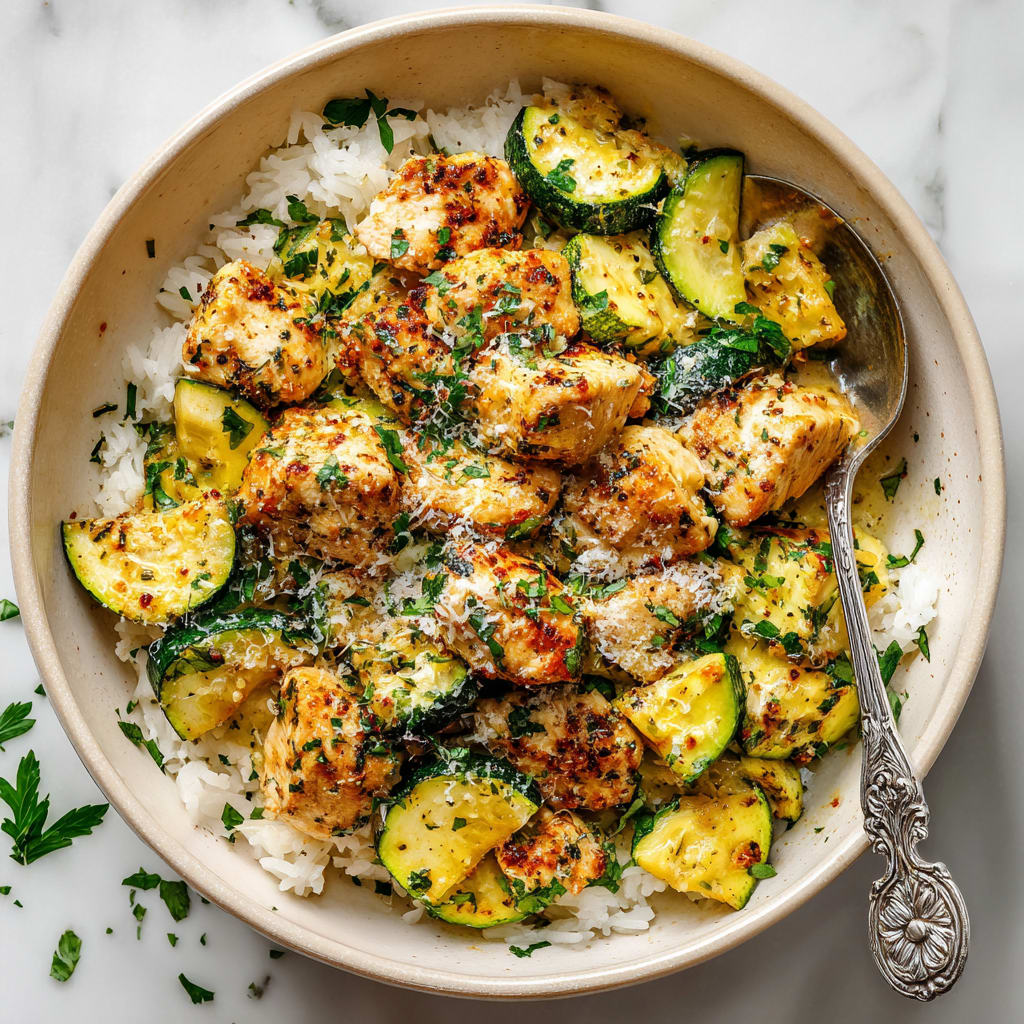 Easy Baked Chicken and Zucchini Recipe
