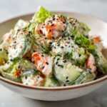 Easy California Roll Cucumber Salad