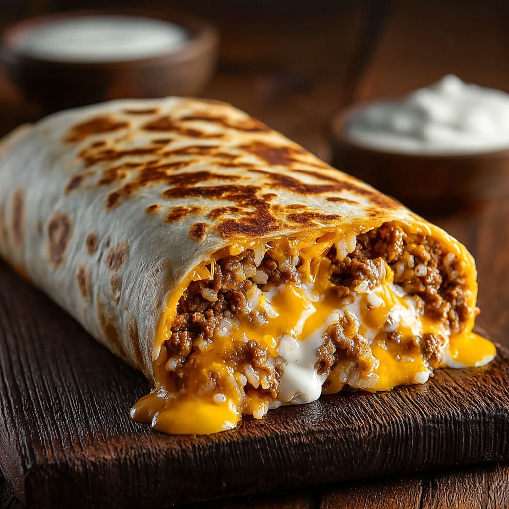 Easy Grilled Cheese Burrito