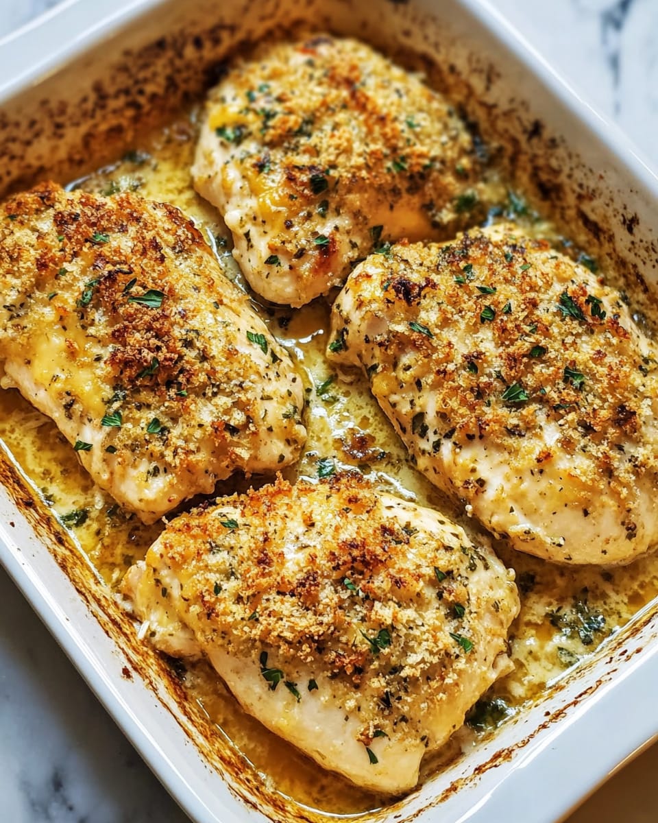 Garlic Parmesan Chicken Bake