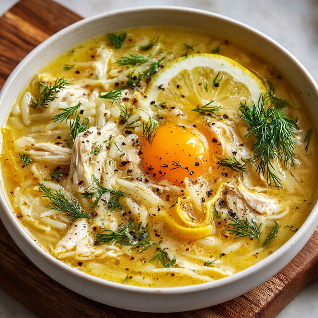 Greek Lemon Chicken Soup