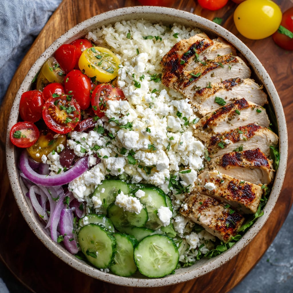 Healthy Greek Chicken Bowls