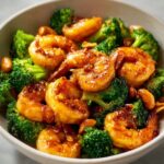 High-Protein Honey Garlic Shrimp