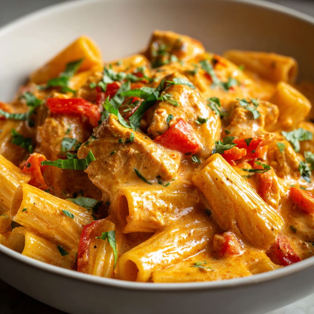 Instant Pot Creamy Chicken Rigatoni
