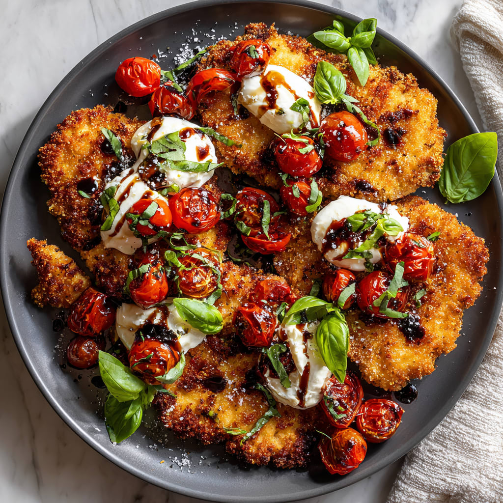 Italian basil chicken cutlets