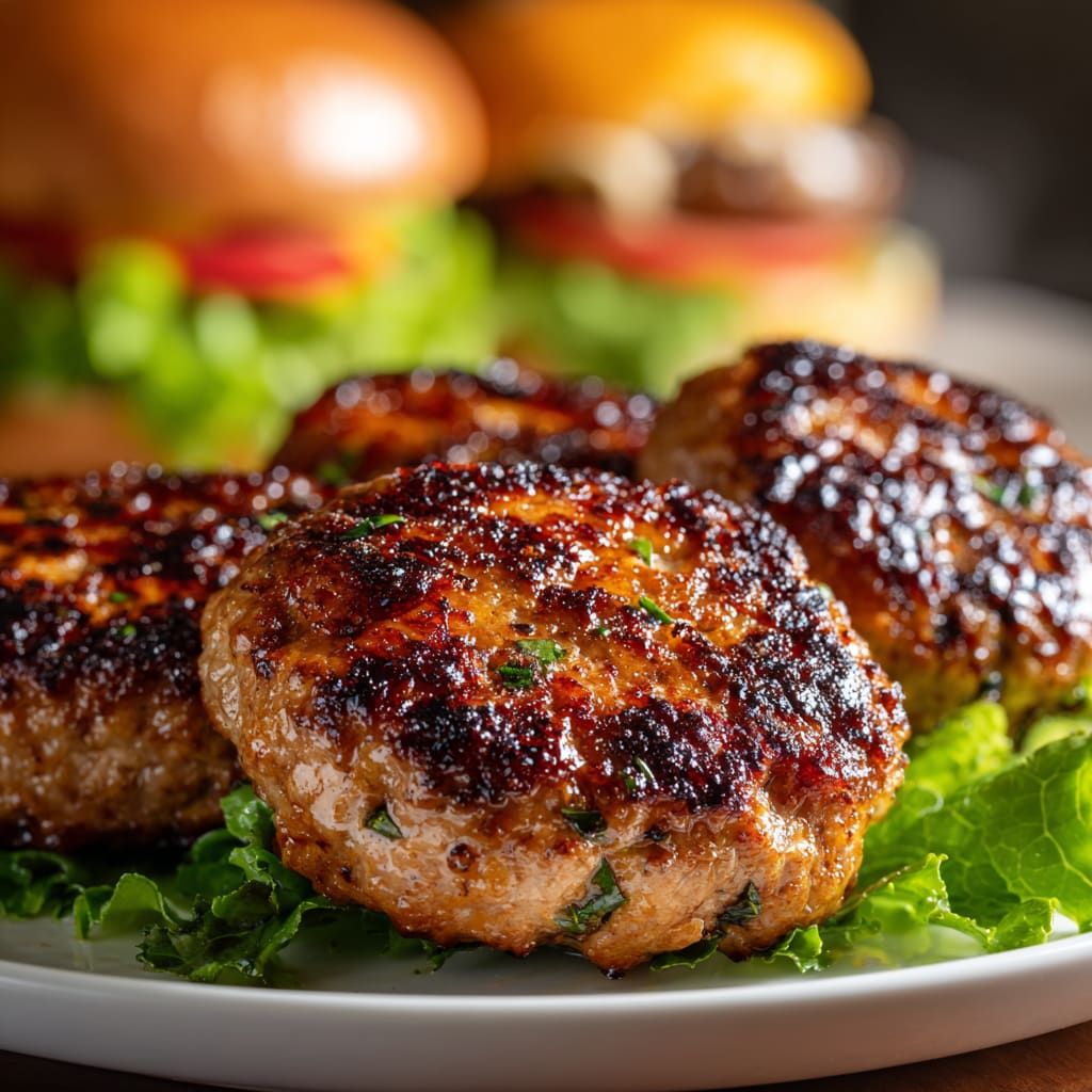 Juicy Ground Turkey Burgers