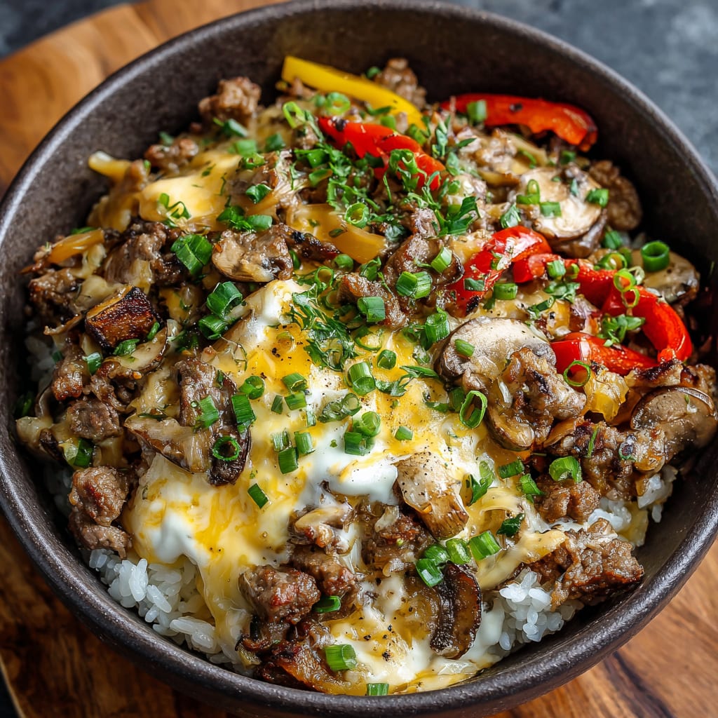 PHILLY CHEESESTEAK BOWLS
