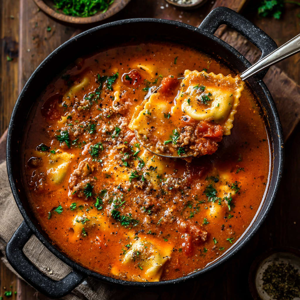 Ravioli Soup