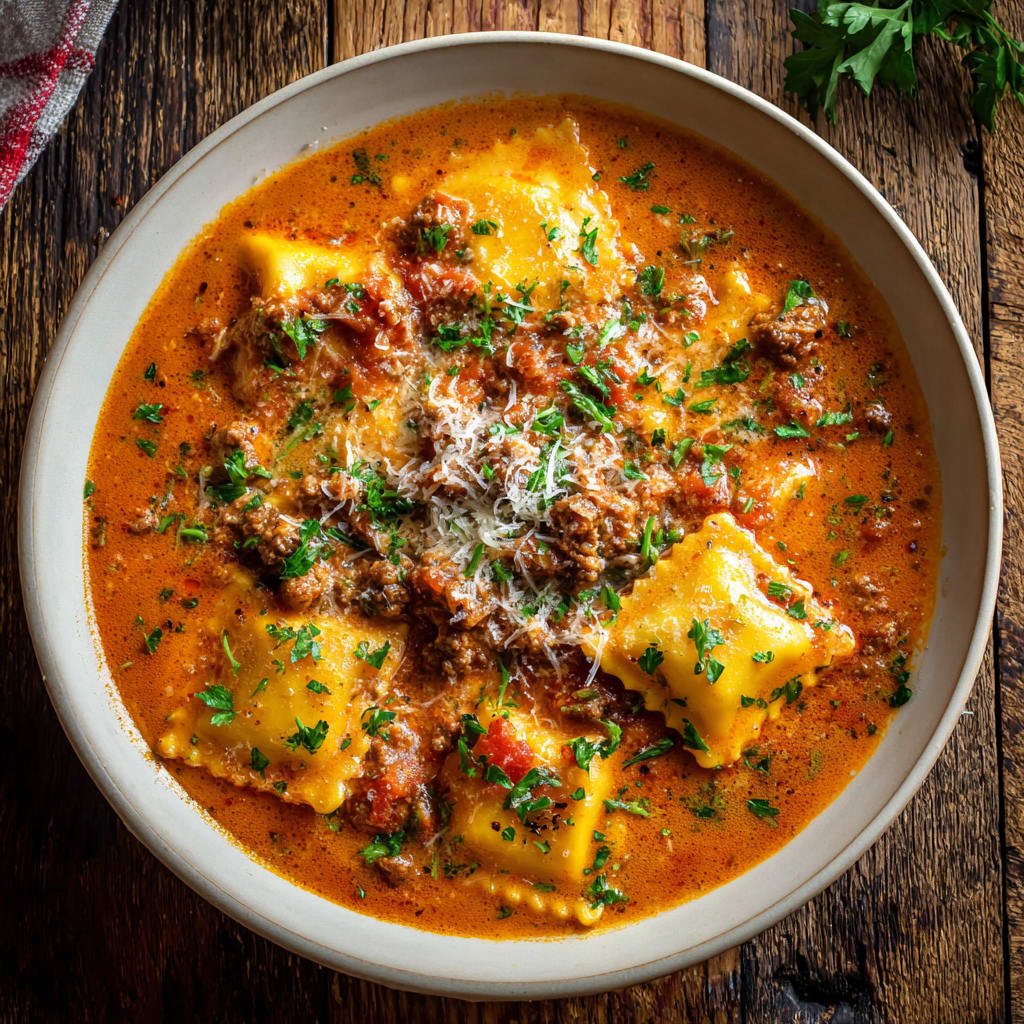 Ravioli Soup
