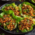 Savory Chicken Lettuce Wraps with Thai Chili Sauce