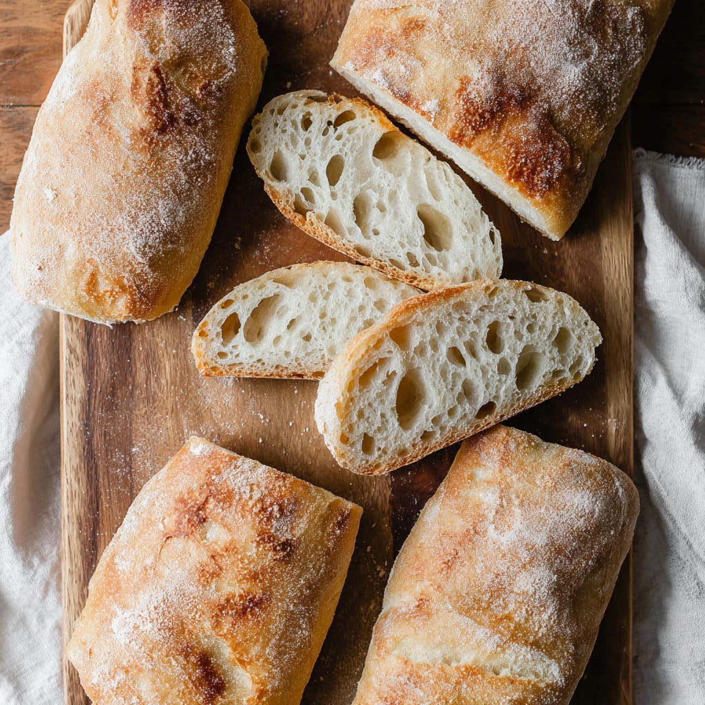 Small Batch Sourdough Ciabatta Bread