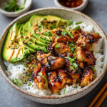 Spicy Honey Ginger Chicken Bowls