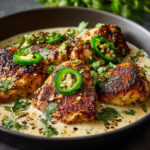 Spicy Jalapeno Chicken with Creamy Sauce