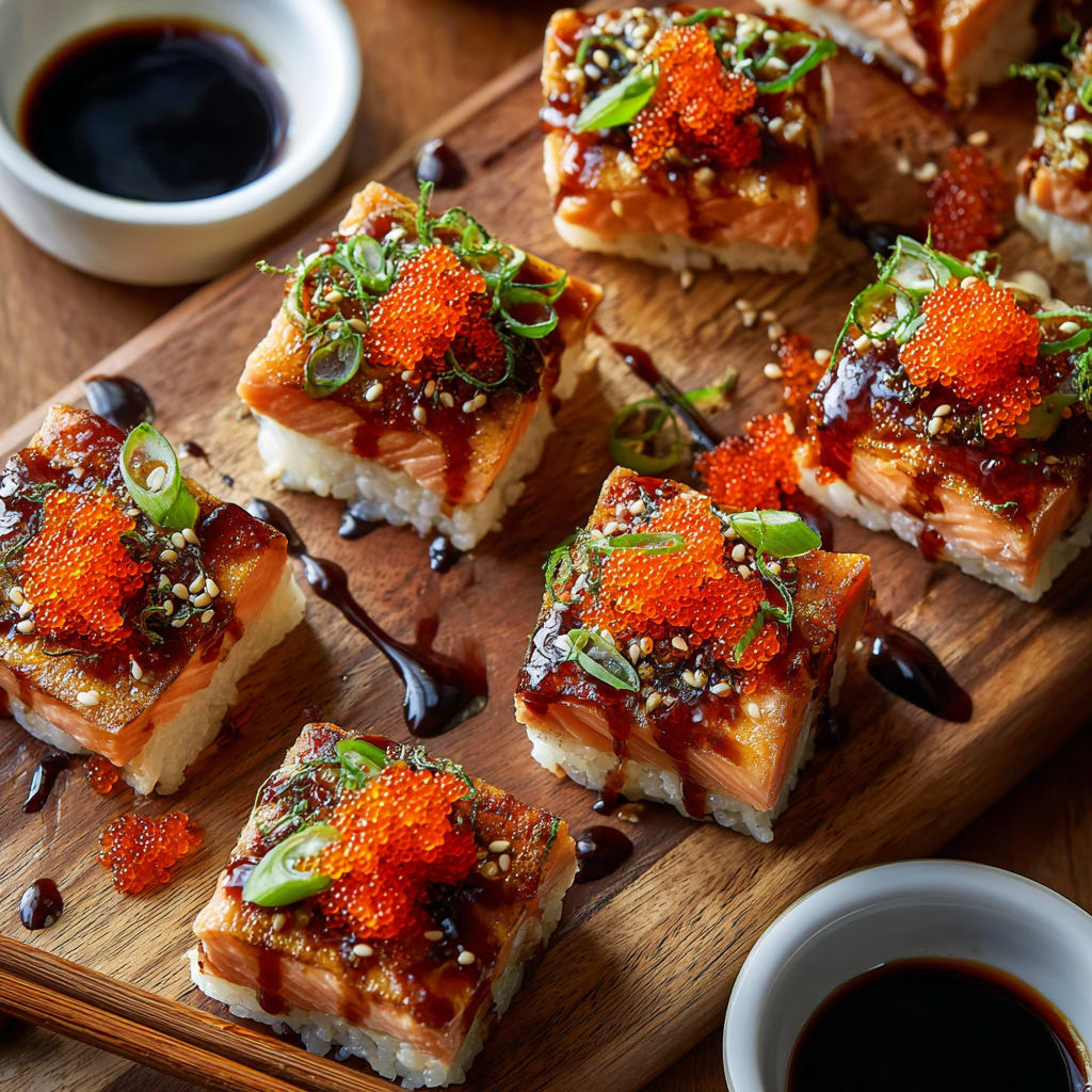 Spicy Salmon Sushi Bake Recipe