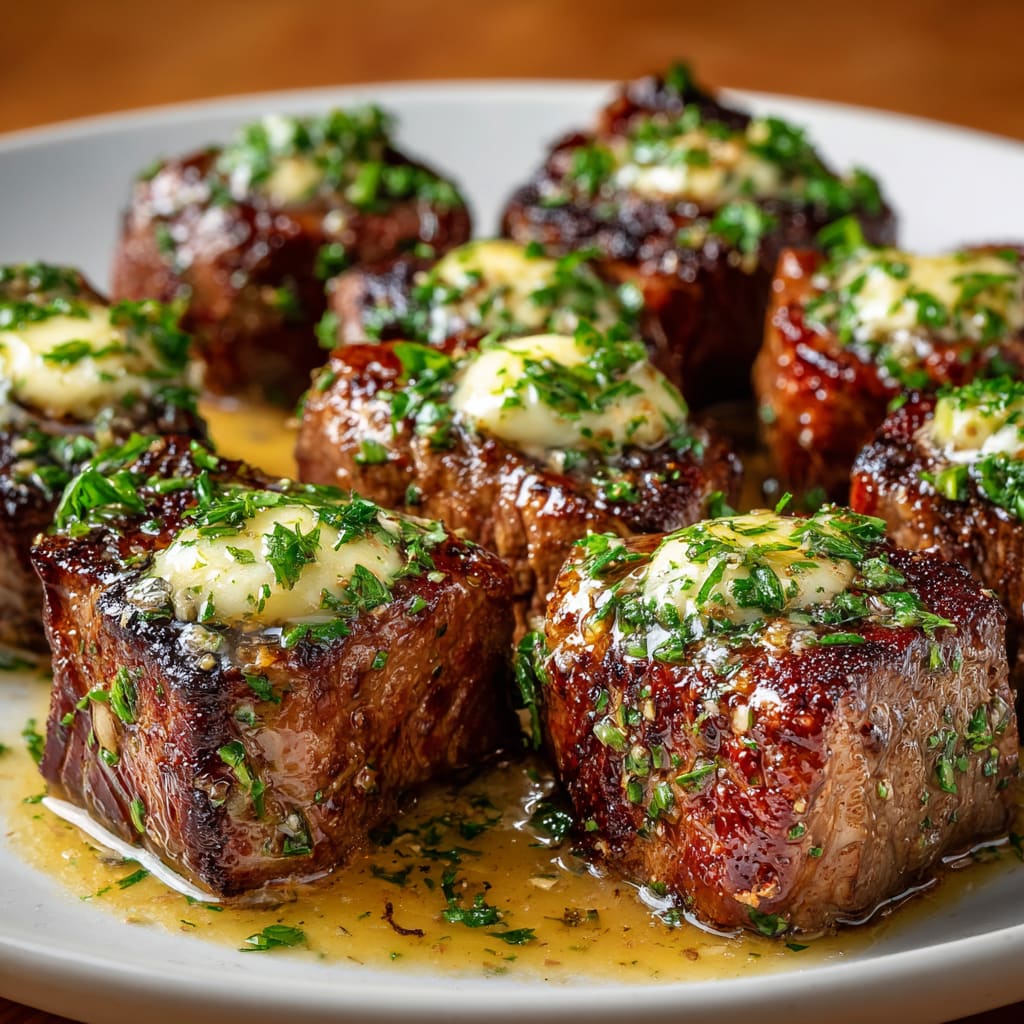 Tender Steak Bites in Garlic Butter