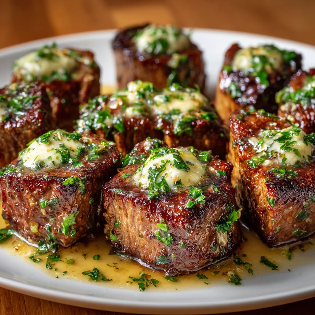 Tender Steak Bites in Garlic Butter