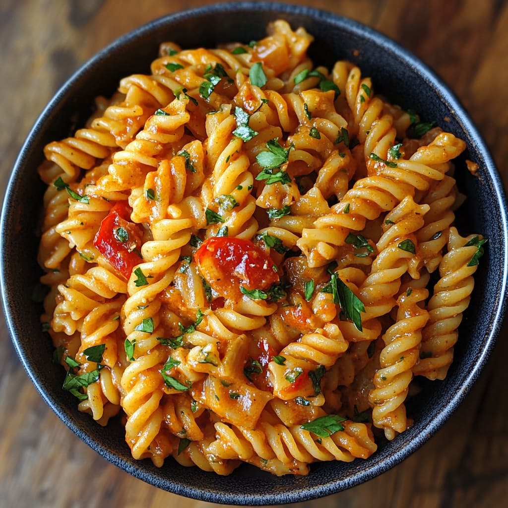 Vegan Spicy Fusilli Recipe