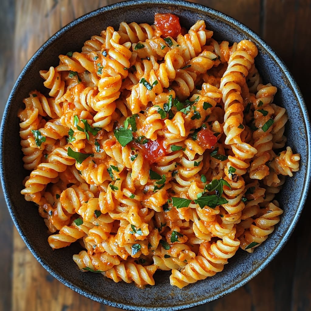 Vegan Spicy Fusilli Recipe
