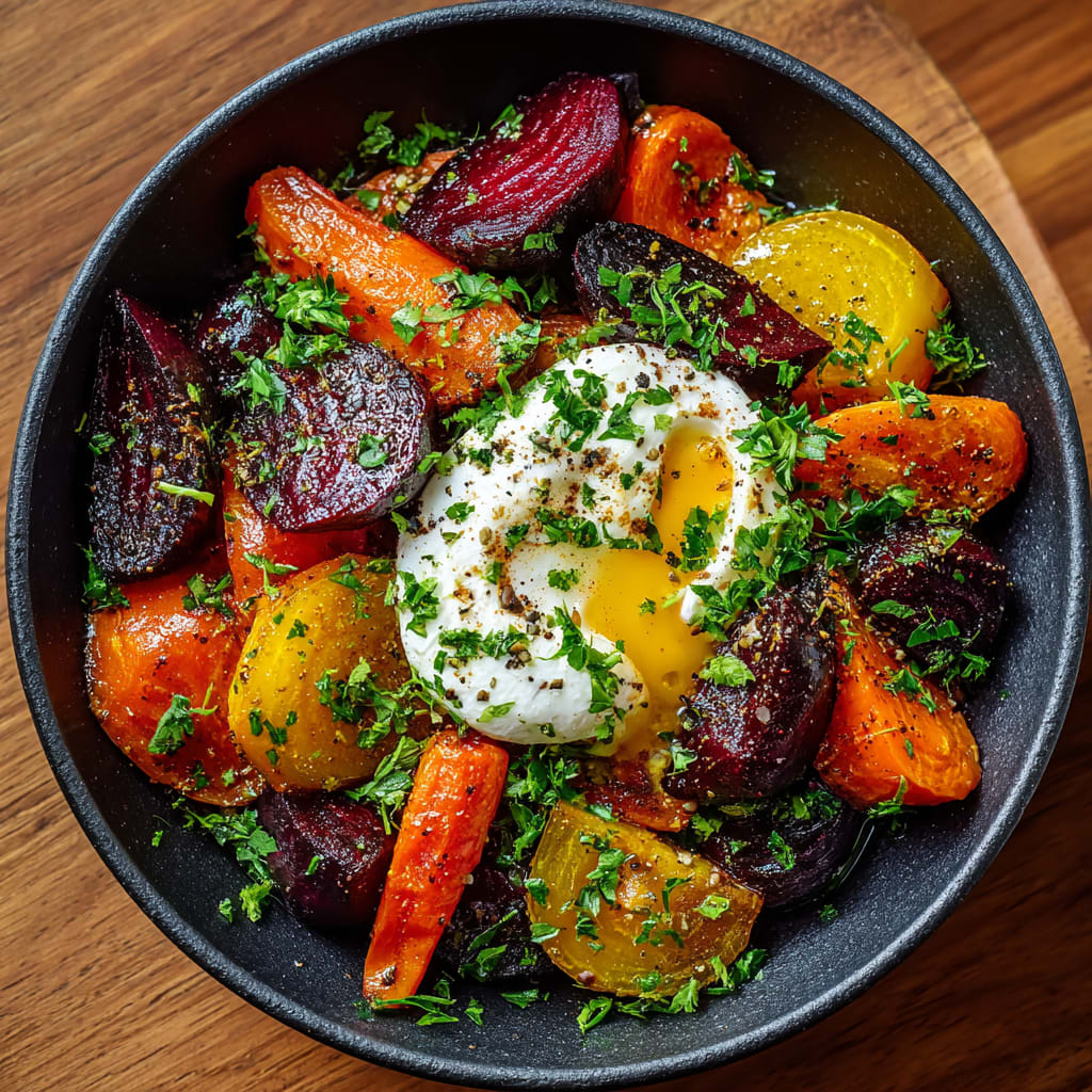 Vibrant Roasted Beets and Carrots
