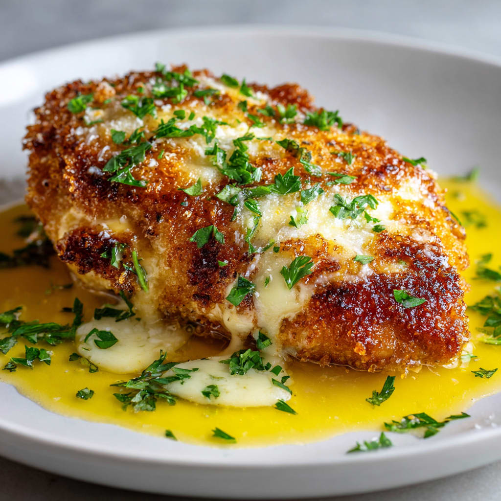 Zesty Lemon Pecorino Crispy Chicken