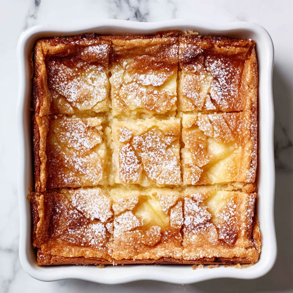 Gooey Butter Cake with Brown Butter