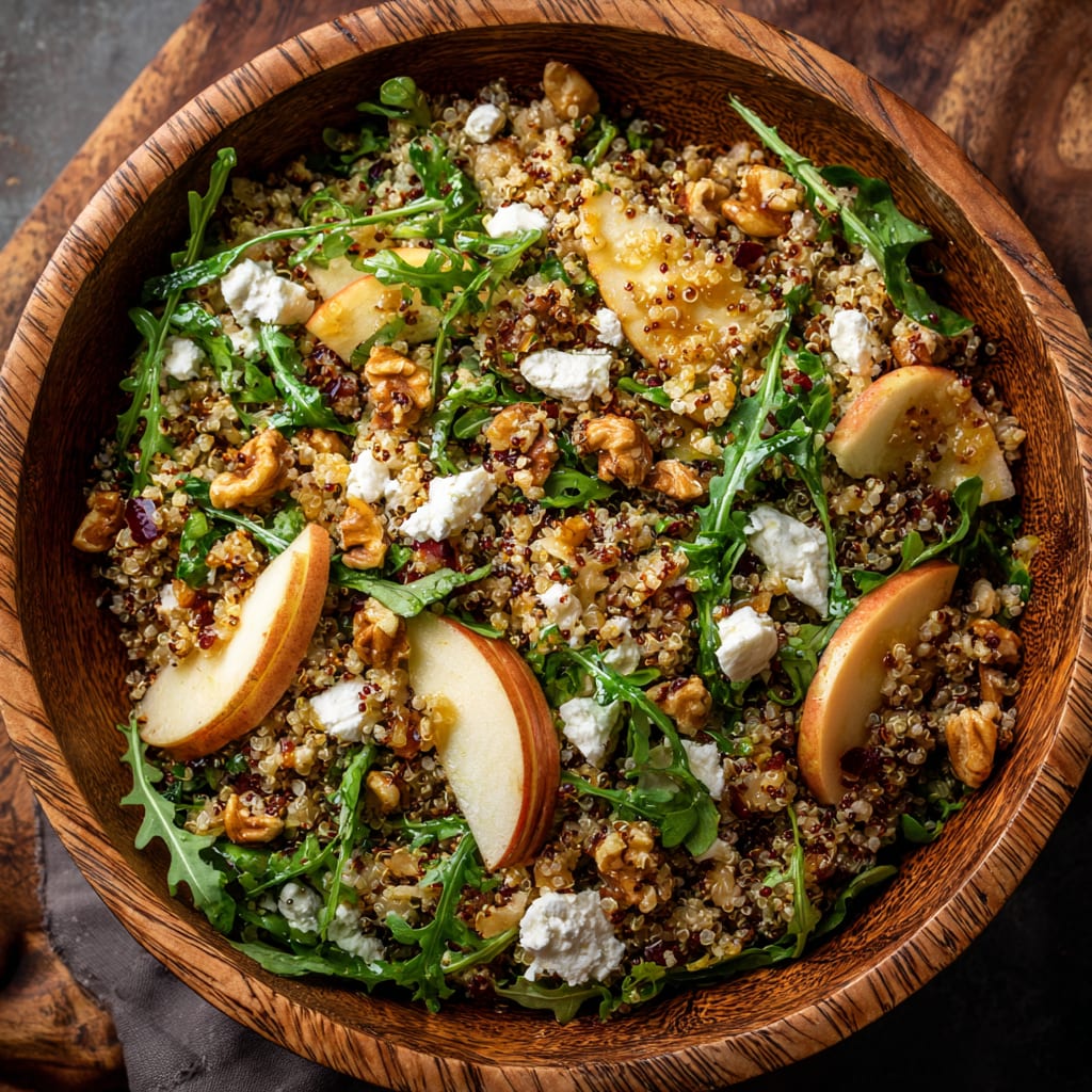 Honey Mustard Quinoa Apple Salad