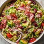 Italian Chopped Brussels Sprouts Salad