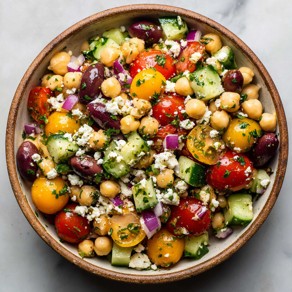 Mediterranean Chickpea Salad