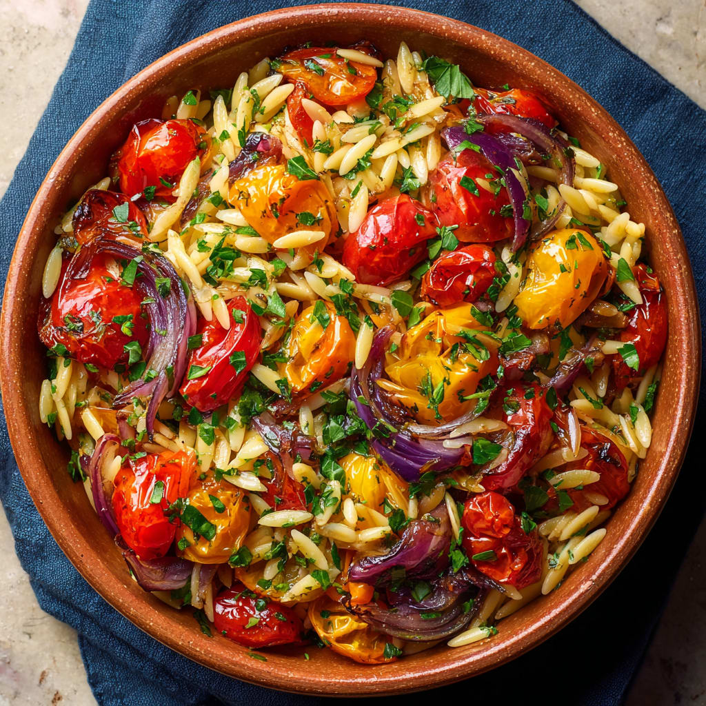 Roasted Vegetable Orzo